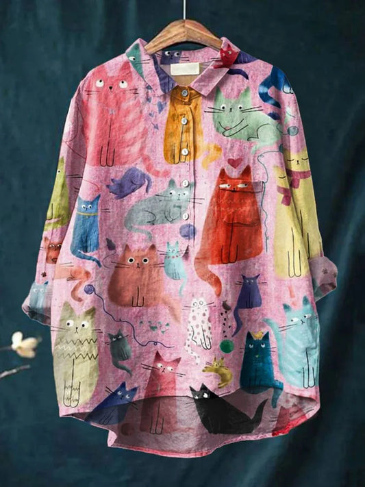 櫻花 | 貓咪藝術T恤