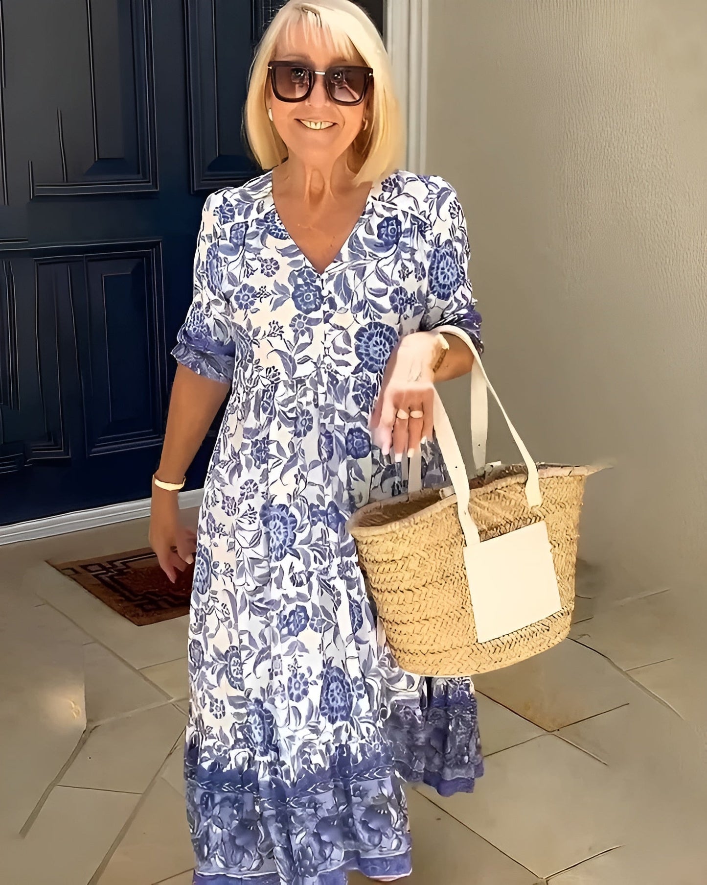 Evelyne | 花卉優雅連衣裙