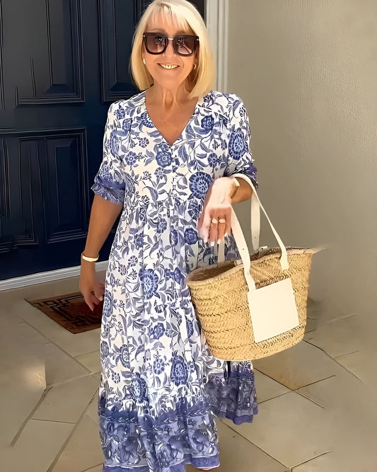 Evelyne | 花卉優雅連衣裙