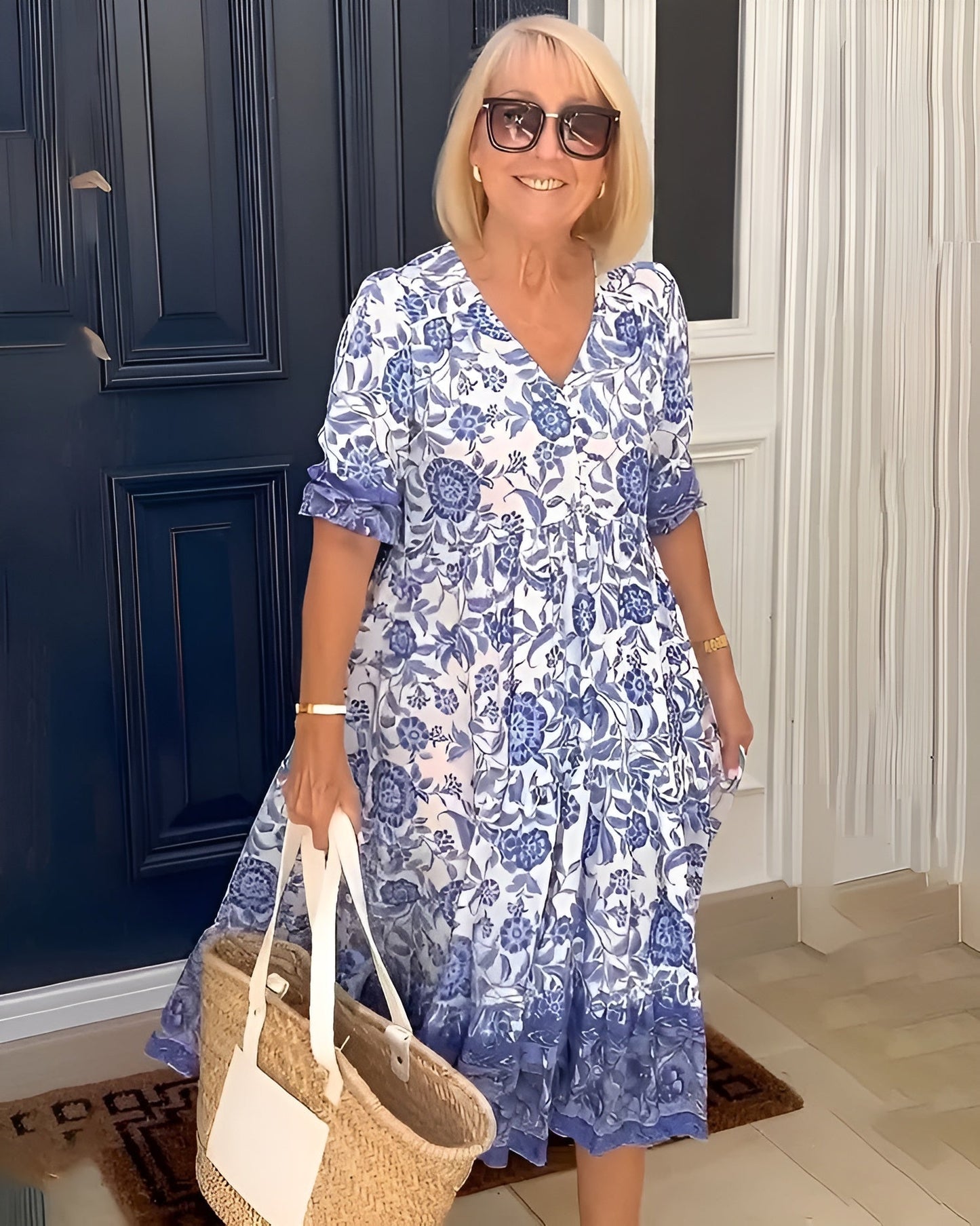 Evelyne | 花卉優雅連衣裙