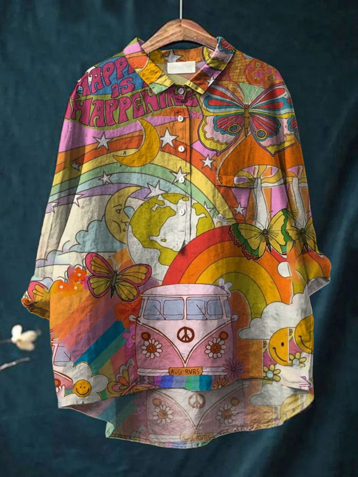 巴里斯嬉皮藝術T恤